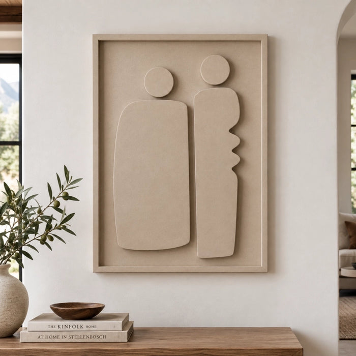 Duo Wooden Wall Art | Stone