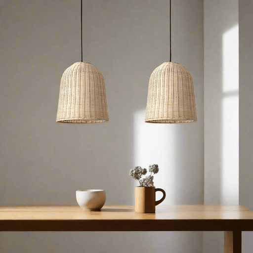 elevenpast Ubuntu Rattan Pendant Light Natural E-KLCH-7128 633710852579