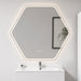elevenpast Bathroom Mirror Colette Geometric Illuminated LED Bathroom Mirror with Defogger E89146CI1834