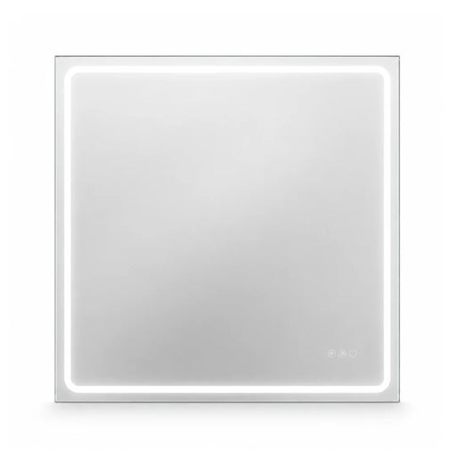 elevenpast Bathroom Mirror 80cm x 80cm Mia Illuminated LED Bathroom Mirror with Defogger | 4 Sizes E89151CI1834