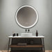 elevenpast Bathroom Mirror Mia Round 80cm Frontlit CCT LED Bathroom Mirror with Defogger E89154CI1834