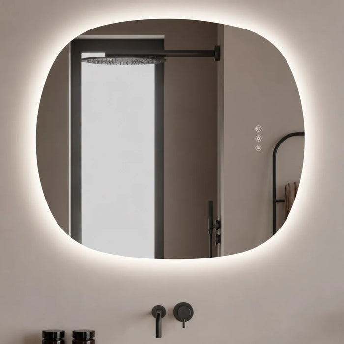 elevenpast Bathroom Mirror Nora Illuminated LED Bathroom Mirror with Defogger E89155CI1834