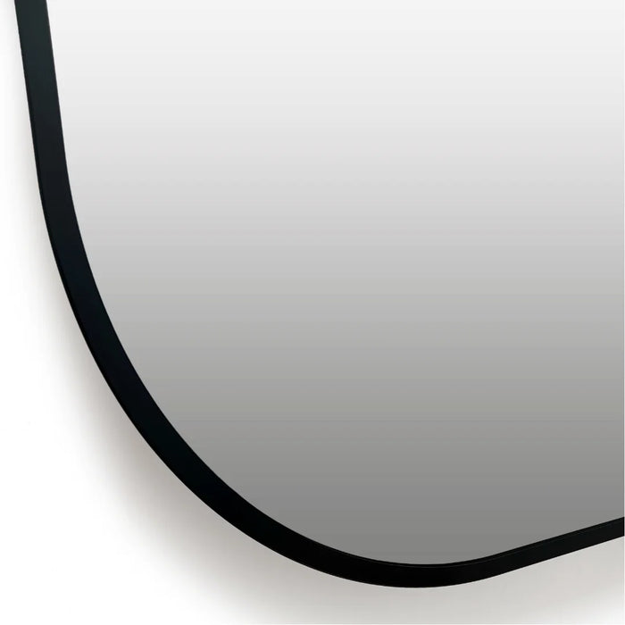 elevenpast Bathroom Mirror Sharon Illuminated CCT LED Black Bathroom Mirror with Defogger E89156CI1834