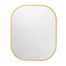 elevenpast Bathroom Mirror Sharon Illuminated CCT LED Gold Bathroom Mirror with Defogger E89193CI1834