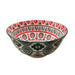 elevenpast Bowls Red & Green Ceramic Eastern Bowl Set Of 6 | 5 Styles EASTB001A