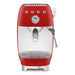 SMEG Coffee Makers & Espresso Machines Red Smeg Espresso Manual Coffee Machine with Cold Brew Function ECF03RDEU