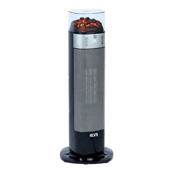 ALVA Heater ALVA Electric Tower Fan Heater | Flame Effect Design | Remote Control EIH209 6009715630346
