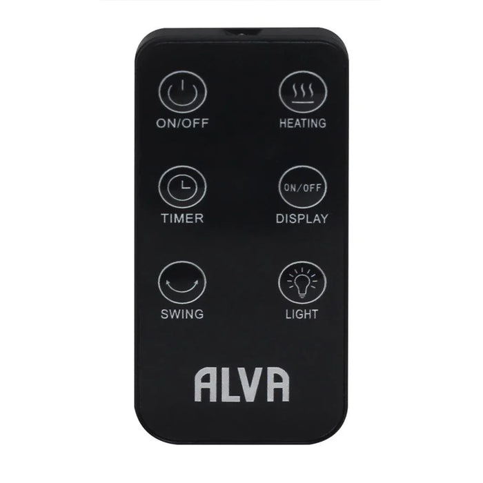 ALVA Heater ALVA Electric Tower Fan Heater | Light Effect Design | LED Display Panel | Remote Control EIH210 6009715630353