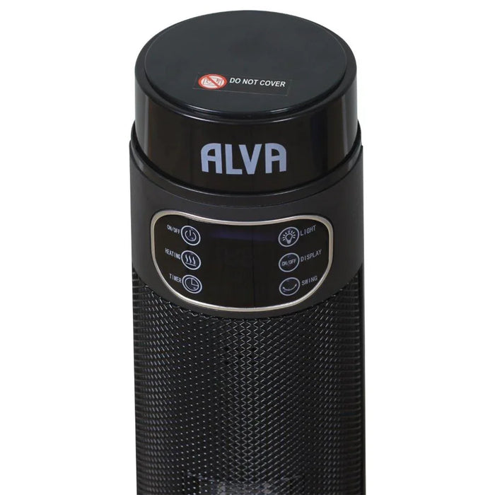 ALVA Heater ALVA Electric Tower Fan Heater | Light Effect Design | LED Display Panel | Remote Control EIH210 6009715630353