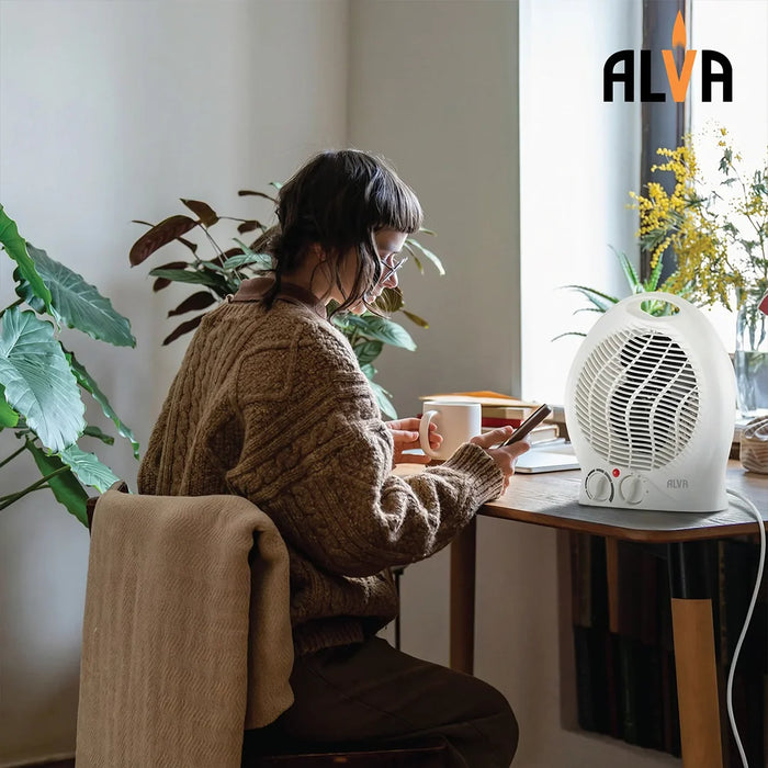 ALVA Heater ALVA Electric Fan Heater | 2000W | White EIH503 6009715630308