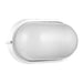 elevenpast Wall Light White Ellies Illume Series - Large AC Oval Bulkhead - E27 Base White | Black ELL-5006-WT