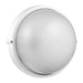 elevenpast Wall Light White Ellies Illume Series - Large AC Round Bulkhead - E27 Base White | Black ELL-5010-WT