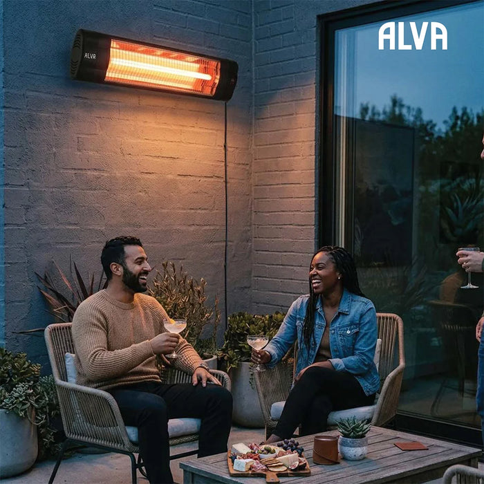 ALVA Heater ALVA Electric Infrared Heater | Telescopic Stand and Remote Control | Wall-mountable EPH650 6009715630377