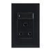 elevenpast switch Black 4x2 16A Switched Wall Socket – Black | White EPL281 BLACK 6007226092073