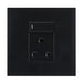 elevenpast switch Black 4x4 16A Switched Wall Socket – Black | White EPL282 6007226092080