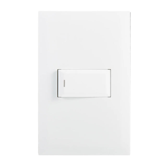 elevenpast switch White / 1 Way 1 Lever Light Switch 4x2 Wall Plate – 1 Way or 2 Way Switch Black | White ESW201 WHITE 6007226091854