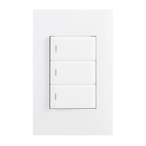 elevenpast switch White / 1 Way 3 Lever Light Switch 4x2 Wall Plate – 1 Way | 2 Way Switch Black | White ESW203 WHITE 6007226091892
