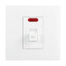 elevenpast switch White 45A Double Pole Isolator Switch 4x4 Wall Plate – Black | White ESW205 WHITE 6007226091922