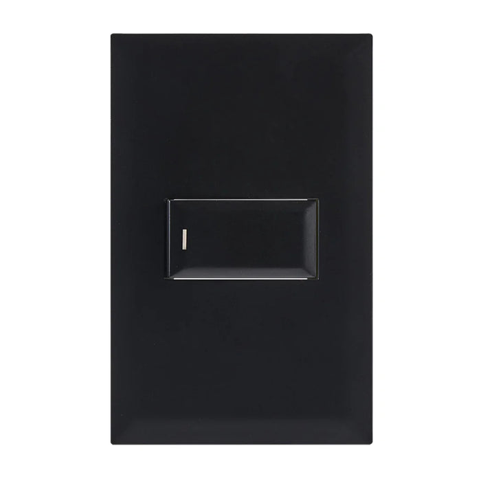elevenpast switch Black / 1 Way 1 Lever Light Switch 4x2 Wall Plate – 1 Way or 2 Way Switch Black | White ESW251 BLACK 6007226091939