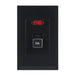 elevenpast switch Black 35A Double Pole Isolator Switch 4x2 Wall Plate – Black | White ESW254 BLACK 6007226091991