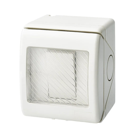 elevenpast switch 1 Way Weatherproof 1 Lever Light Switch IP55 – 1 Way or 2 Way Outdoor Switch White ESWP901 WHITE 6007226091762