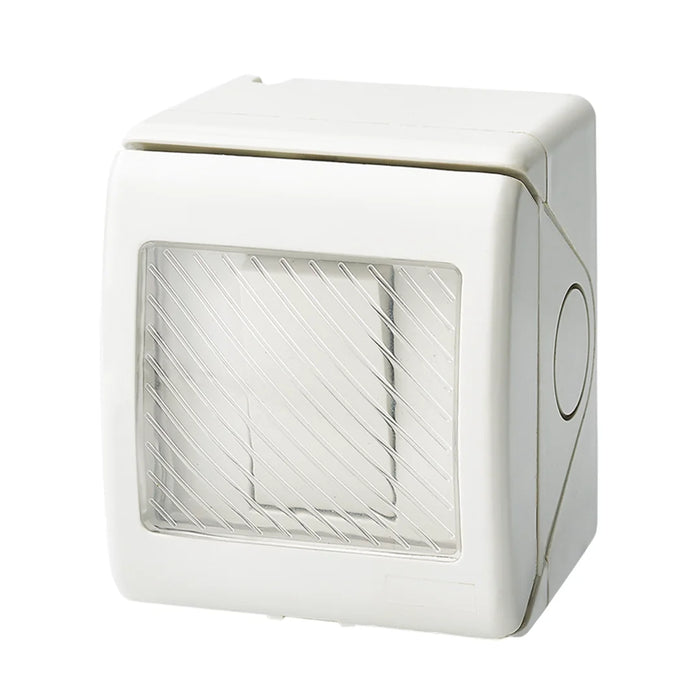 elevenpast switch 1 Way Weatherproof 1 Lever Light Switch IP55 – 1 Way or 2 Way Outdoor Switch White ESWP901 WHITE 6007226091762