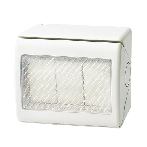 elevenpast switch 1 Way Weatherproof 3 Lever Light Switch IP55 – 1 Way or 2 Way Outdoor Switch White ESWP903 WHITE 6007226091809