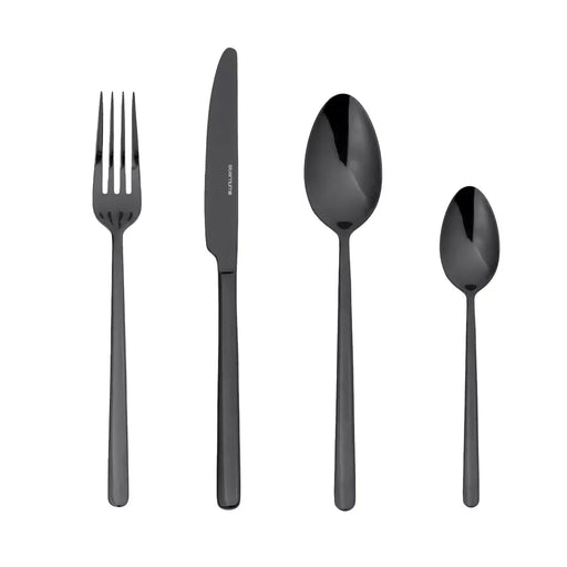 elevenpast cutlery set Nardo Black 16 Piece Cutlery Set ET1235-BP16