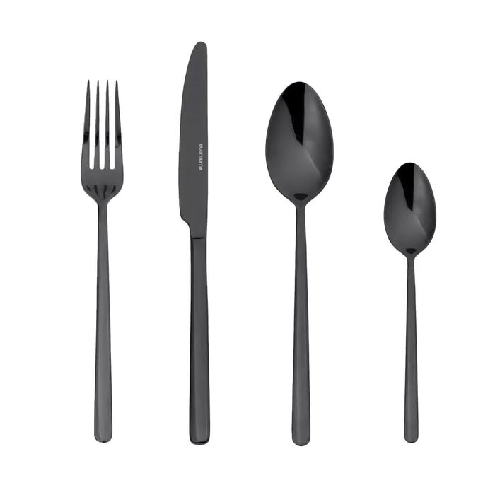 elevenpast cutlery set Nardo Black 16 Piece Cutlery Set ET1235-BP16