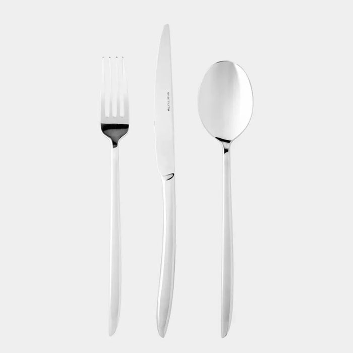 elevenpast cutlery set Orca 24 Piece Polished Steel Cutlery Set ET1460-BCN24M