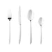 elevenpast cutlery set Orca 24 Piece Polished Steel Cutlery Set ET1460-BCN24M