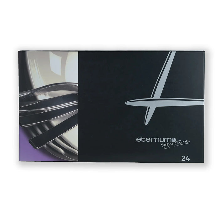 elevenpast cutlery set Arcade Mirror Polished Steel Cutlery Set - 24 Piece Set ET1620-BCN24M