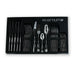 elevenpast cutlery set Arcade Mirror Polished Steel Cutlery Set - 24 Piece Set ET1620-BCN24M