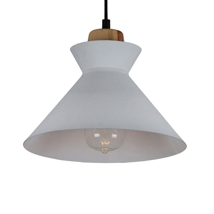 elevenpast White Charlotte Cone Pendant EU-P980W