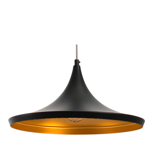 elevenpast Black/Gold Vortex Pendant EUP480BG