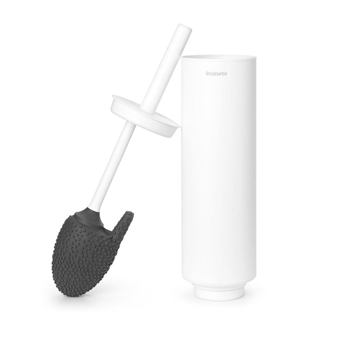 Brabantia Toilet Brush and Holder MindSet Toilet Brush and Holder - Mineral Fresh White | Mineral Infinite Grey