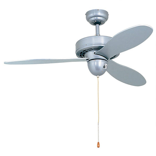 elevenpast Aeroplane Ceiling Fan - 3 Blades | Silver F11S 6007328023579