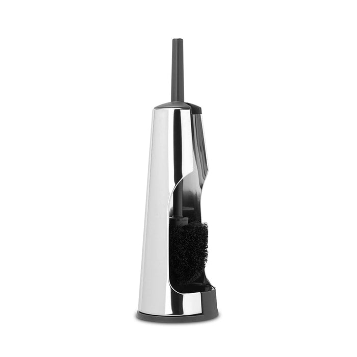 Brabantia Toilet Brush and Holder ReNew Toilet Brush and Holder - Black | Steel | Platinum | White | Soft Beige
