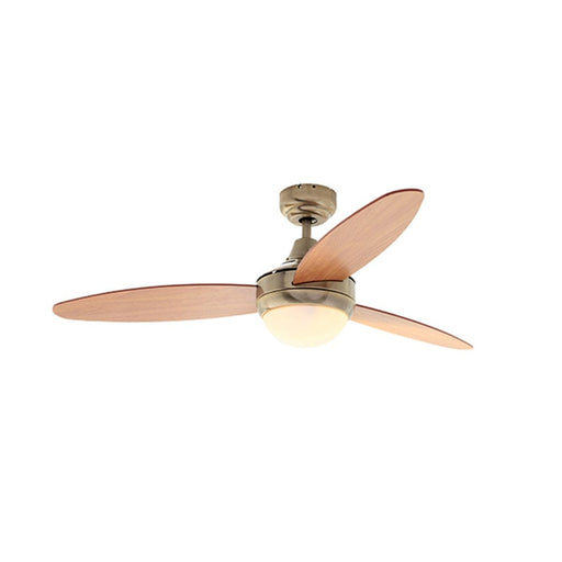 elevenpast Antique Brass Swirl Ceiling Fan - 3 Blades F36ABRNW 6007328314677