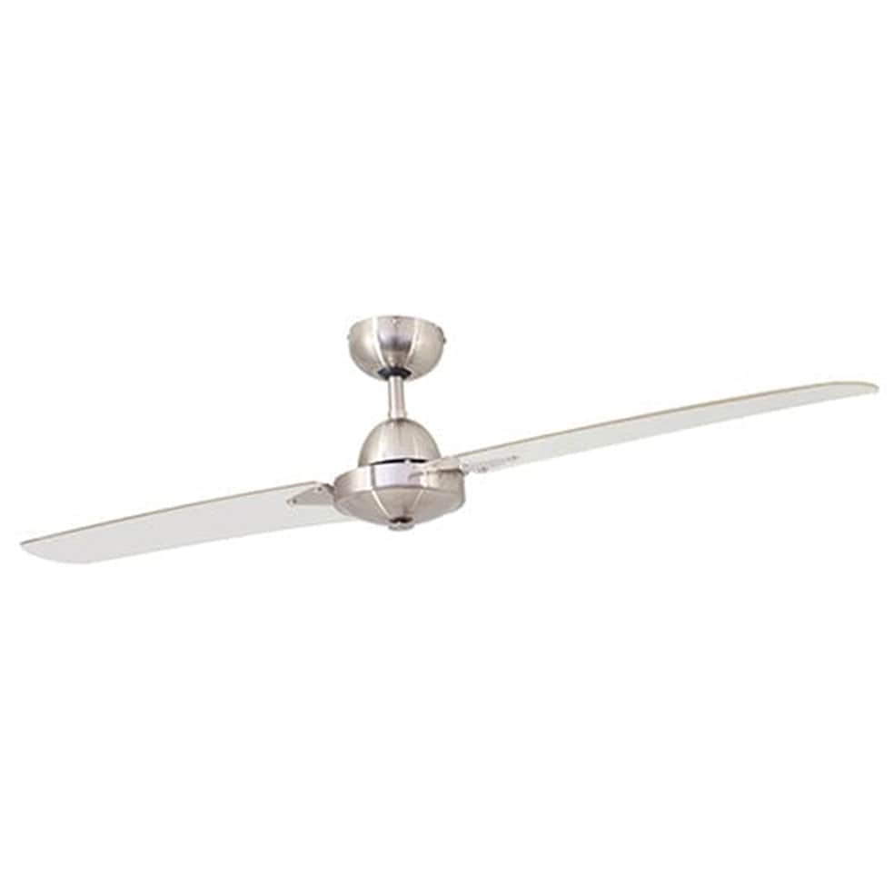 Duo Ceiling Fan - 2 Blades | Satin Chrome– elevenpast