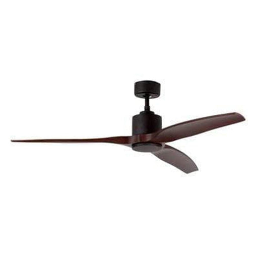 elevenpast Black Ceiling Fan 3 Blades Dark Wood DC Motor F78DW 6007328393085