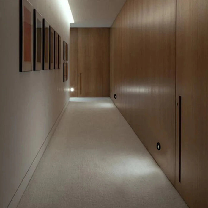 Spazio LED footlight Orion Round Wink LED Footlight - Black | White