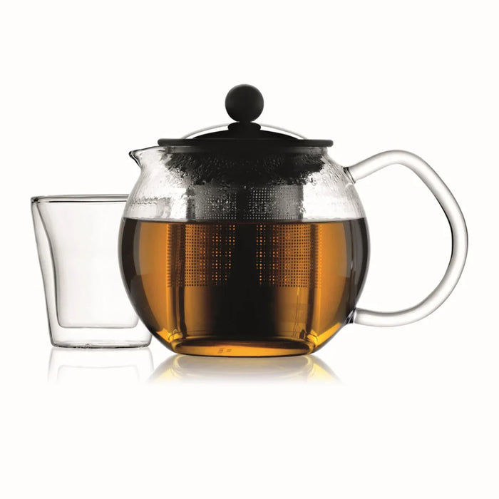 elevenpast tea maker Assam Tea Press filter -Chrome 0.5L | 1L