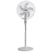 elevenpast fan Tornado Rechargeable Oscillating Floor Fan - White & Black FAN017 6007226081749