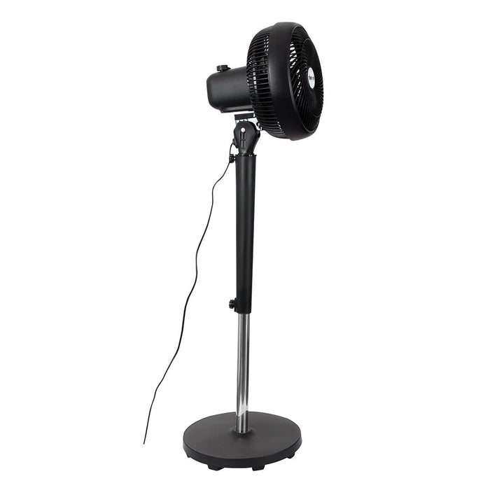 elevenpast floor fan Black Aero Max 55W Adjustable Floor Fan - Black | White FAN028 BLACK 6007226088960