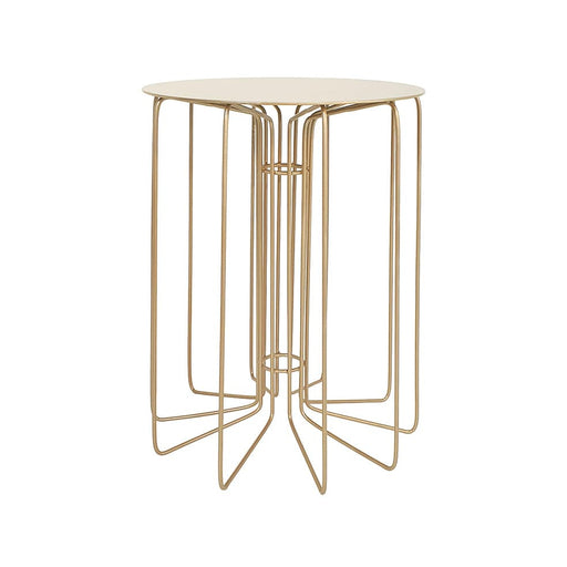 elevenpast Side Table Gold Spider Metal Coffee Table Taupe | Gold fasfa-2