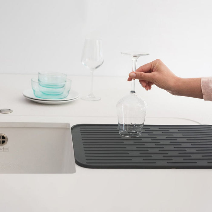Brabantia drying mat Silicone Dish Drying Mat - Jade Green | Dark Grey | Light Grey