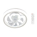 elevenpast Ceiling Fans Ceiling Fan with Dimmable LED Light White FCF019 WHITE