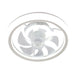 elevenpast Ceiling Fans Ceiling Fan with Dimmable LED Light White FCF019 WHITE
