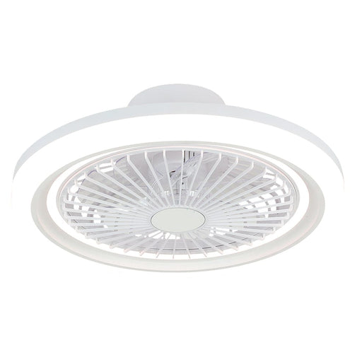 elevenpast Ceiling Fans Grid Ceiling Fan Grid with Dimmable LED Light White FCF021 WHITE